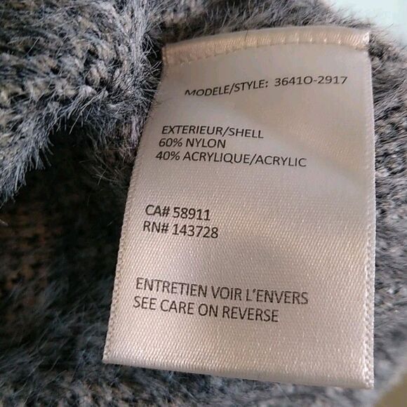 TRIBAL Leopard Print Sweater Mock Neck Pullover Long Sleeve Soft 3D Texture XL - Picture 6 of 8